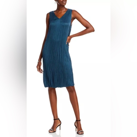 Eileen Fisher Dresses & Skirts - Eileen Fisher Crinkled V Neck Dress, Size 1X